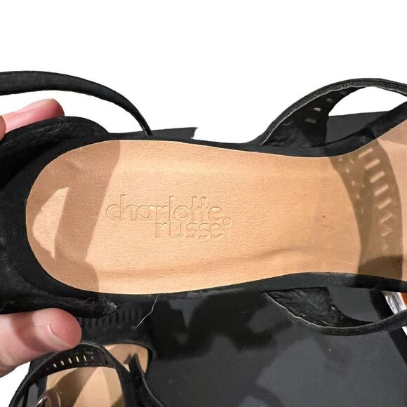 3 for $30!‎ Charlotte Russe black platform wedges - Picture 3 of 6